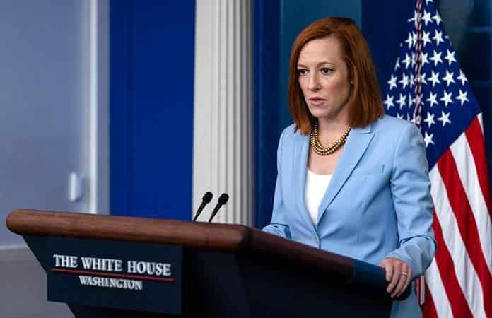 La secretaria de prensa de la Casa Blanca, Jen Psaki / Foto: AP