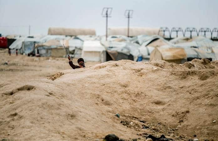 El campamento de al-Hol en Siria, que alberga a familias de miembros del grupo Estado Islámico / Foto: AP