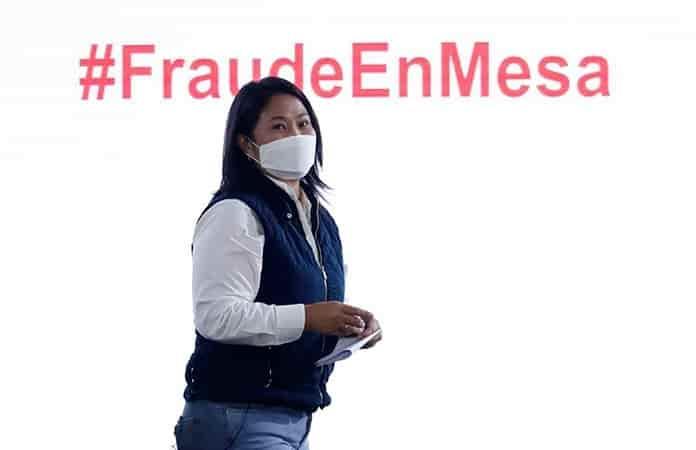 Keiko Fujimori denunció un fraude en mesa / Foto: EFE