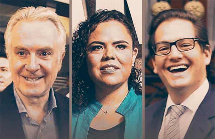 Santiago Creel, Mariana Gómez del Campo y Salomón Chertorivsky / Tomada de SinEmbargo.mx