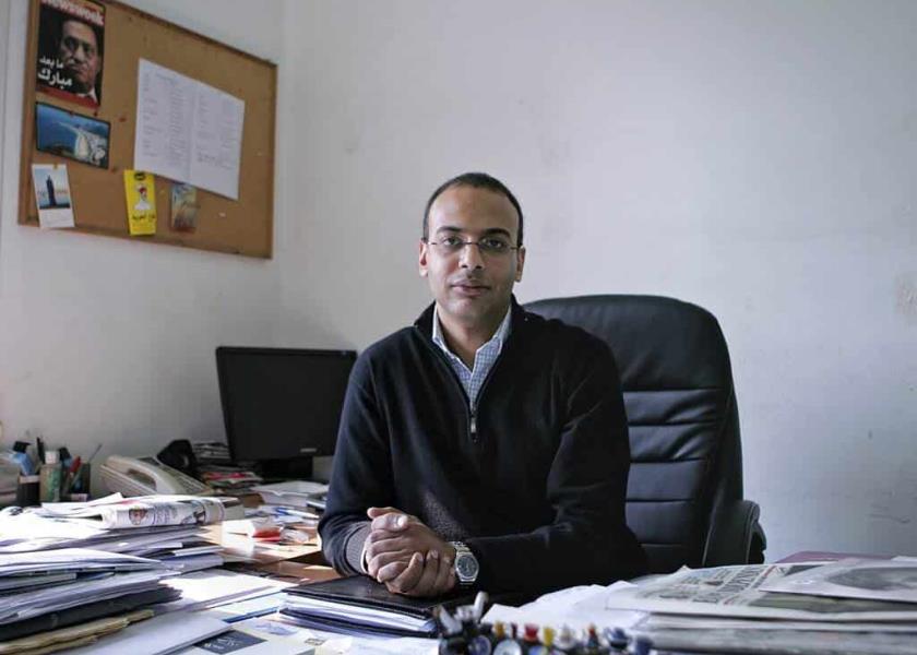 Periodista egipcio Hossam Bahgat