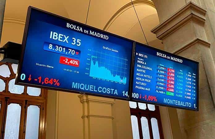 La bolsa española registró la segunda mayor caída del año / EFE