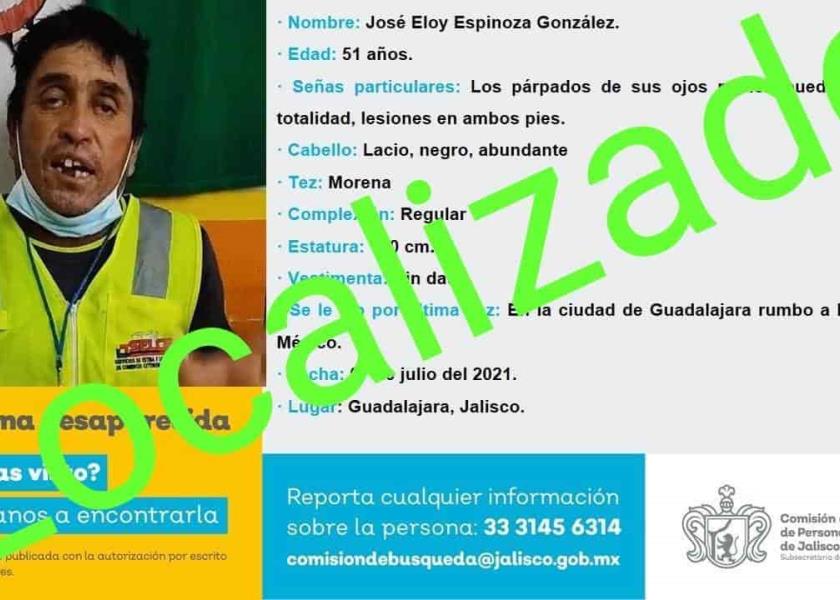 Foto: Comisión Estatal de Búsqueda de Personas del Estado de Jalisco