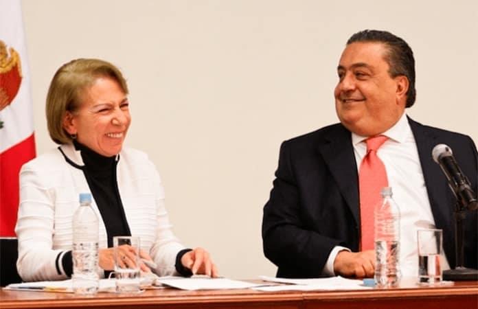 Georgina Yamilet Kessel Martínez y Fernando Gómez-Mont Urueta / Foto: Cuartoscuro 