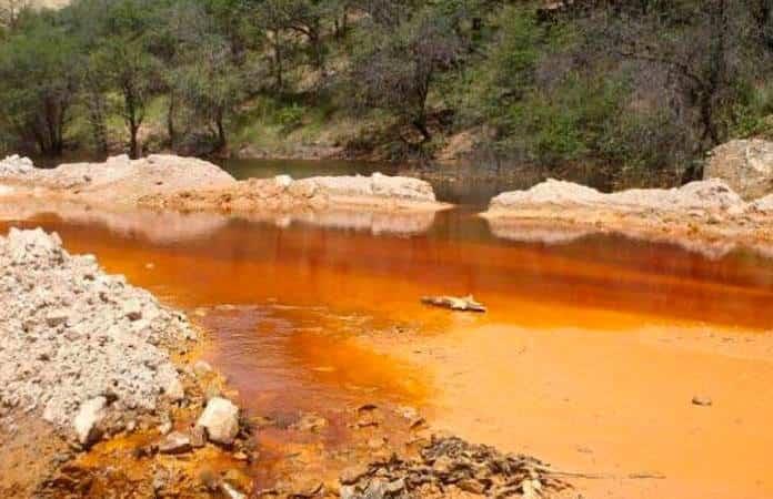 Vista del Río Sonora en 2014 tras el derrame de Grupo México / Foto: PODER.