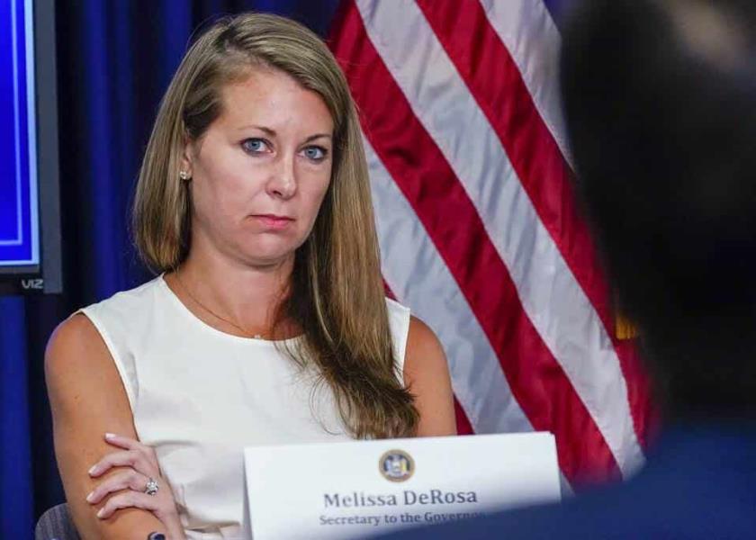 Melissa DeRosa, secretaria del gobernador de Nueva York, Andrew Cuomo