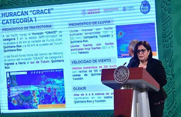 Laura Velázquez, coordinadora nacional de Protección Civil / Foto: El Universal