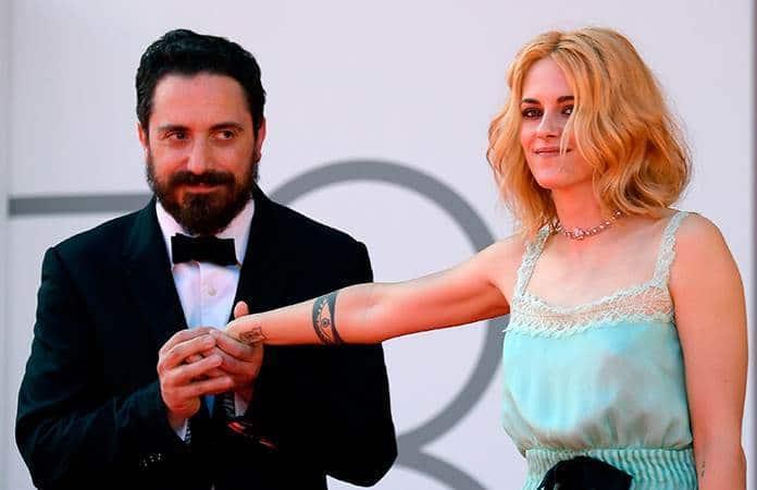 Pablo Larraín y Kristen Stewart / Foto: EFE