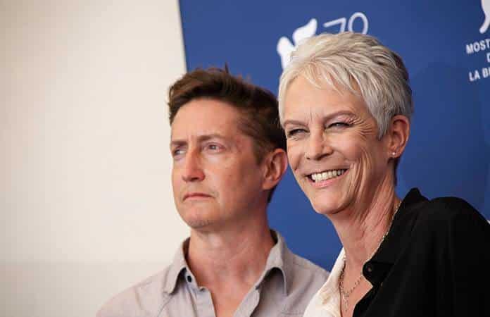 David Gordon Green y Jamie Lee Curtis / Foto: AP