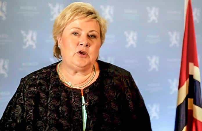 La primera ministra noruega, Erna Solberg / Foto: AP