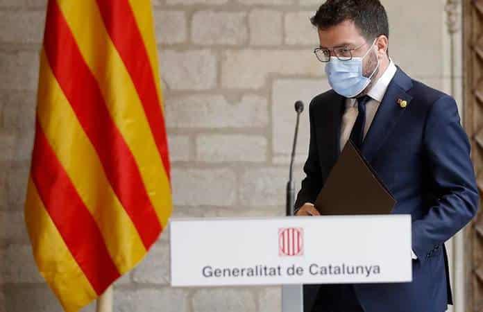 El presidente del Gobierno catalán, Pere Aragonès / Foto: EFE