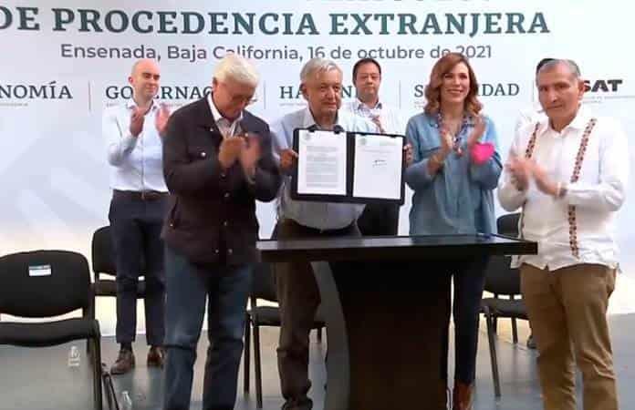 Foto del Acuerdo para regularizar vehículos usados de procedencia extranjera.