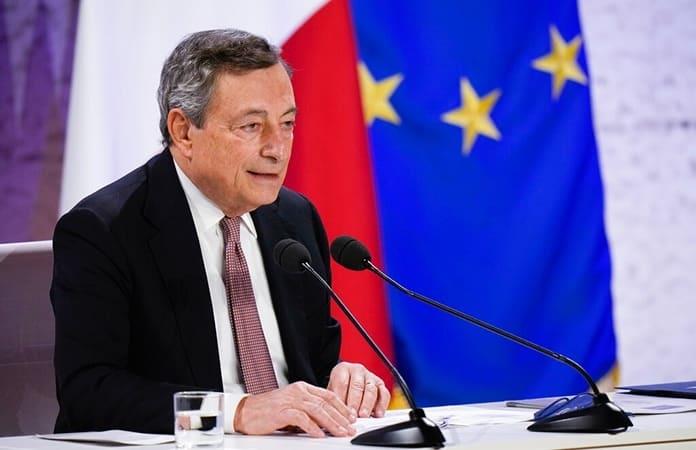 Foto de archivo del primer ministro italiano Mario Draghi.