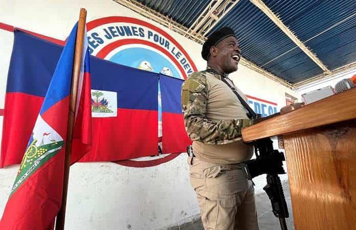 El líder del grupo armado, Jimmy Cherizier, alias Barbecue / Foto: EFE