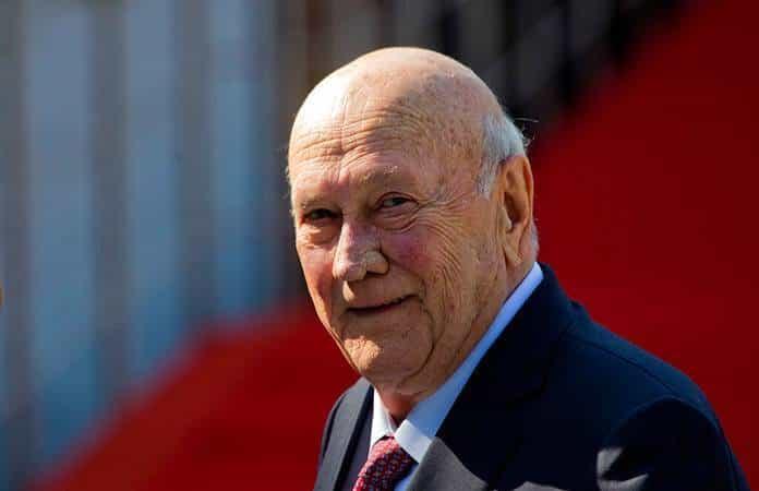 Frederik Willem de Klerk / Foto: AP