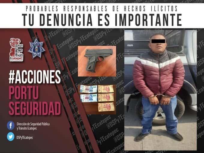 Foto: Dirección de Seguridad Pública y Tránsito de Ecatepec