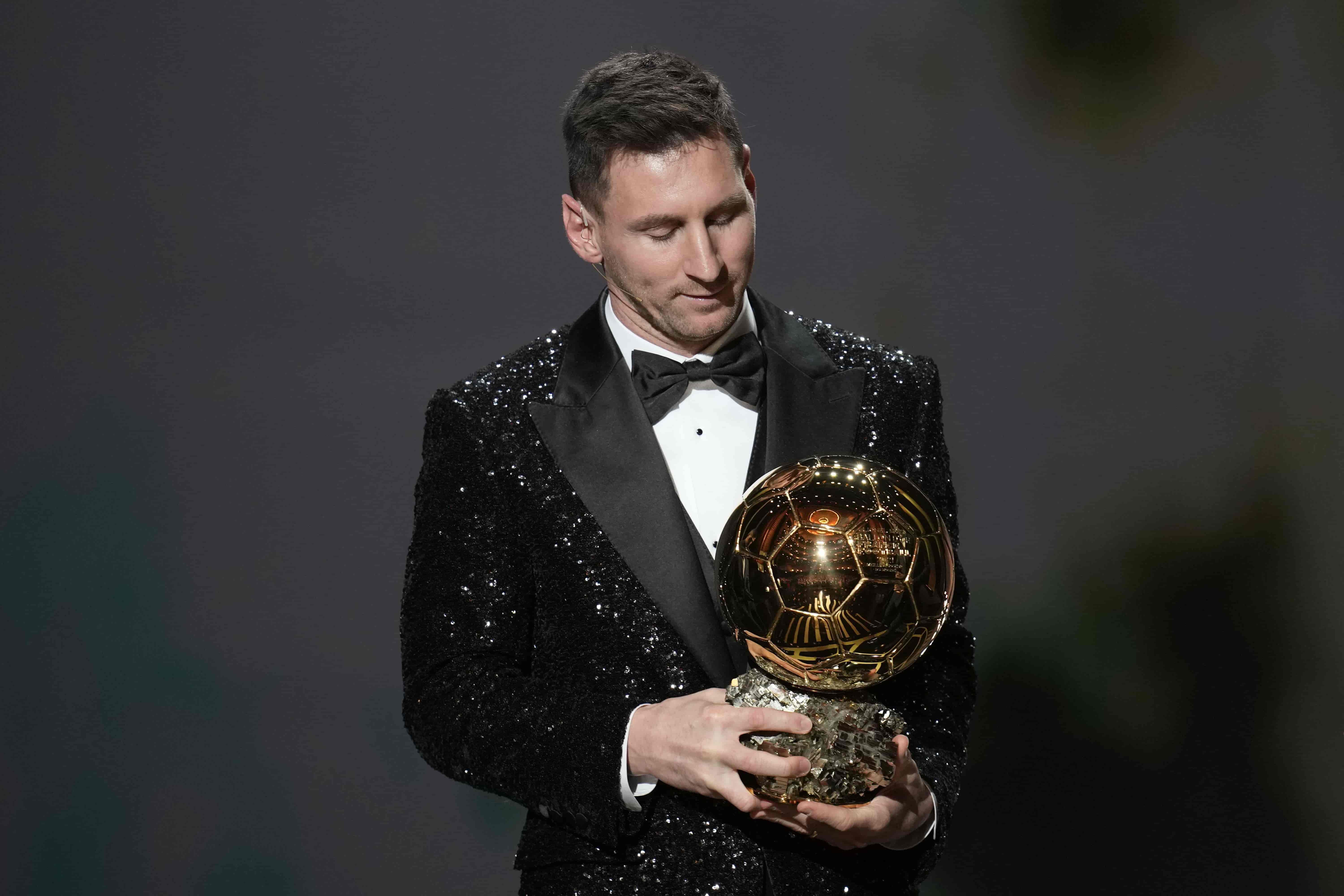 Messi gana su séptimo Balón de Oro; Pedri, mejor sub'21