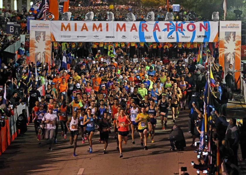 Foto de archivo (Miami Marathon)