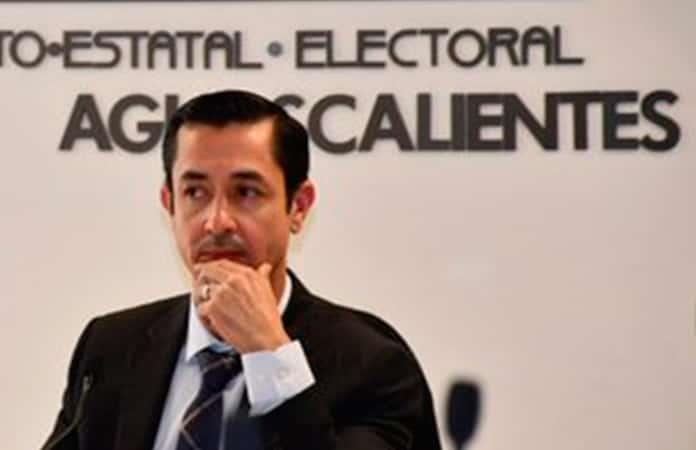 foto: presidente del Instituto Estatal Electoral del Estado de Aguascalientes, Luis Fernando Landeros Ortiz