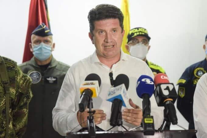 Foto: Ministro de Defensa de Colombia, Diego Molano