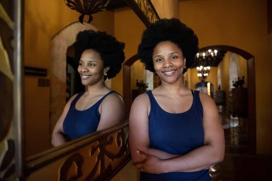 Cineasta haitiana Gessica Généus, directora y guionista de la película Freda