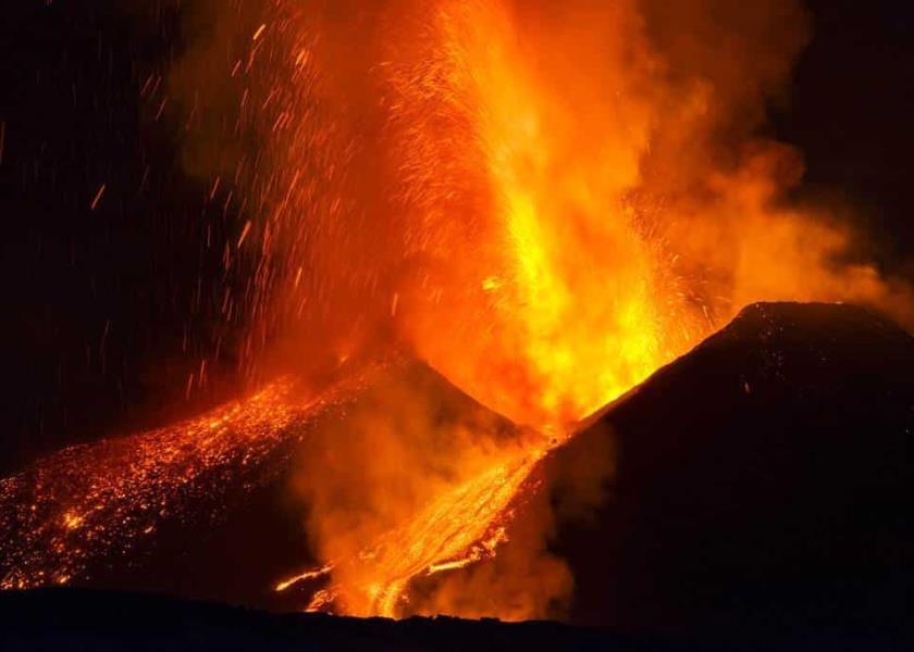 Erupción del volcán Etna / Foto: AP