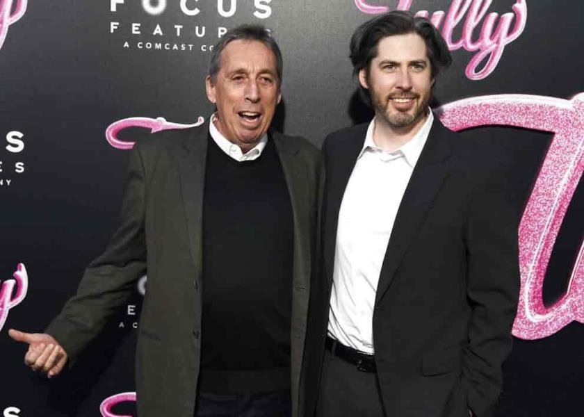 Director Ivan Reitman con su hijo Jason