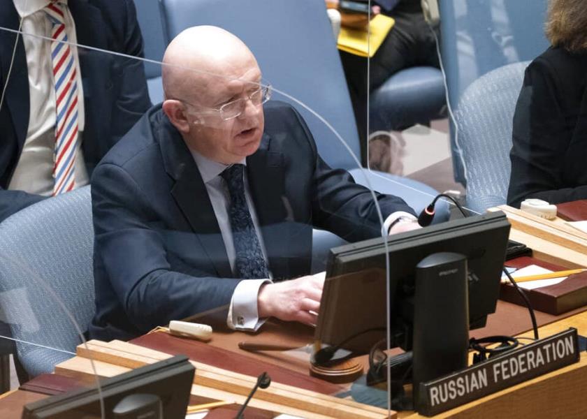 Vasili Nebenzia, embajador de Rusia ante la ONU / Foto: AP