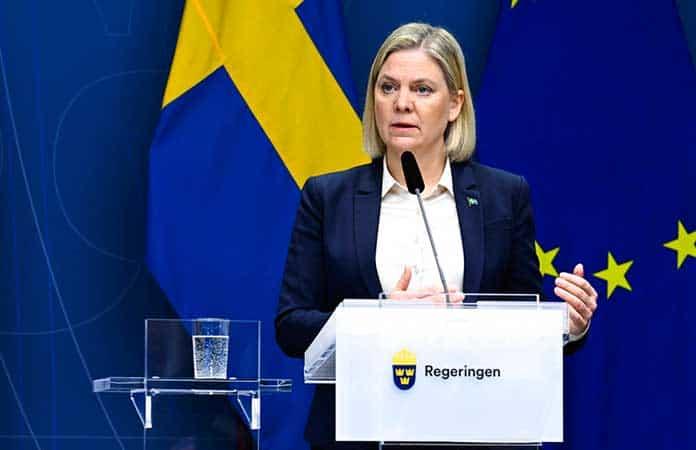 La primera ministra de Suecia, Magdalena Andersson / Foto: AP