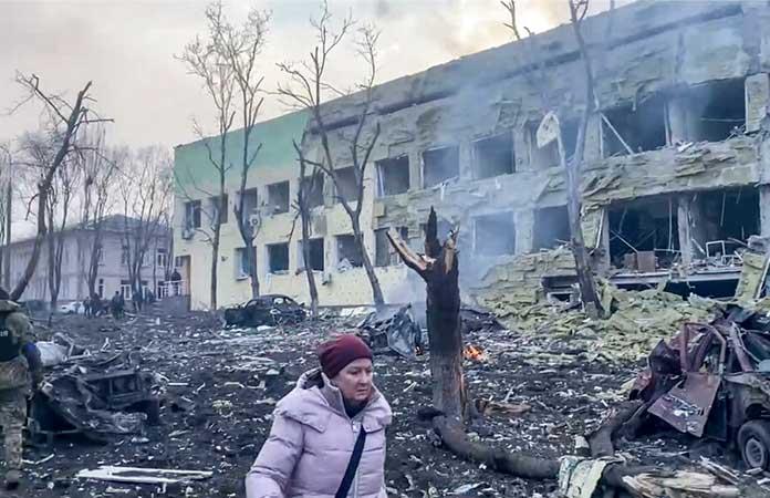 El hospital después del ataque / Foto: AP