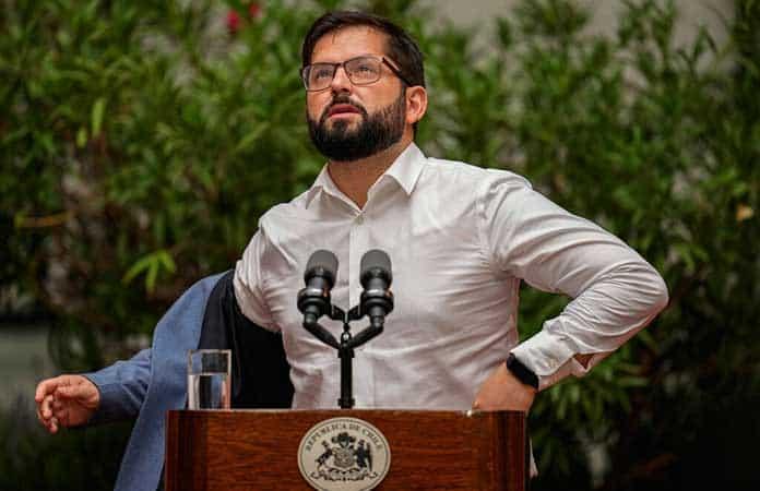 Gabriel Boric, presidente de Chile / Foto: AP