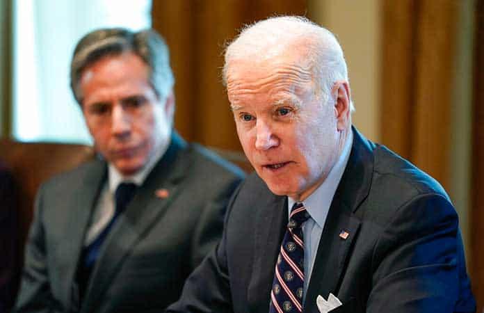 El presidente de los EU, Joe Biden, y su secretario de Estado, Antony Blinken / Foto: AP