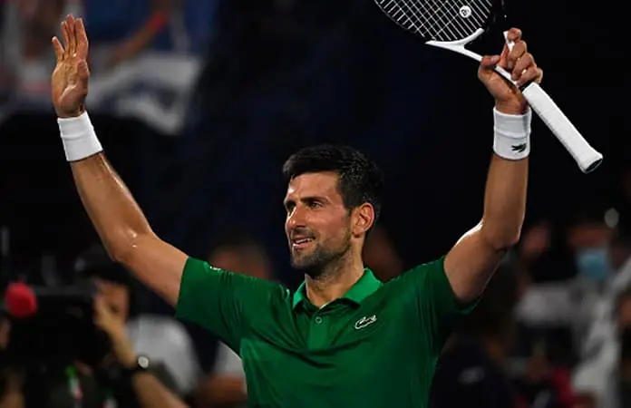 Novak Djokovic también tuvo que emplearse a fondo para vencer a Jannik Sinner / Foto: Archivo