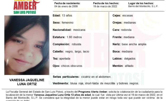 Activan Alerta Ámber Para Localizar A Una Adolescente