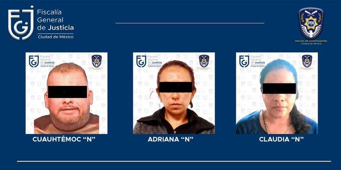 Foto: Fiscalía General de Justicia de la Ciudad de México