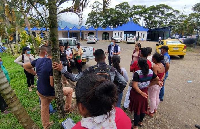 Habitantes de Puerto Leguízamo denunciaron la emboscada por parte del Ejército colombiano / Foto: EFE