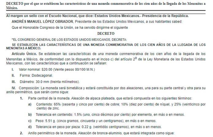 Foto: Diario Oficial de la Federación