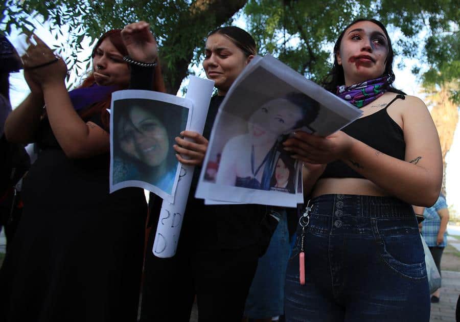 Mujeres se manifiestan en Ciudad Juárez contra desapariciones y violencia