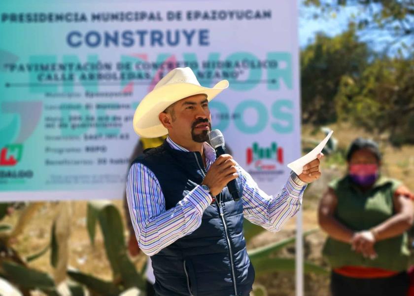 Foto: Alcalde de Epazoyucan, Hidalgo, Fidel Arce Santander
