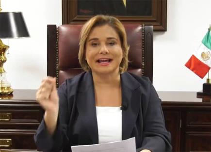 Gobernadora de Chihuahua felicita a Claudia Sheinbaum