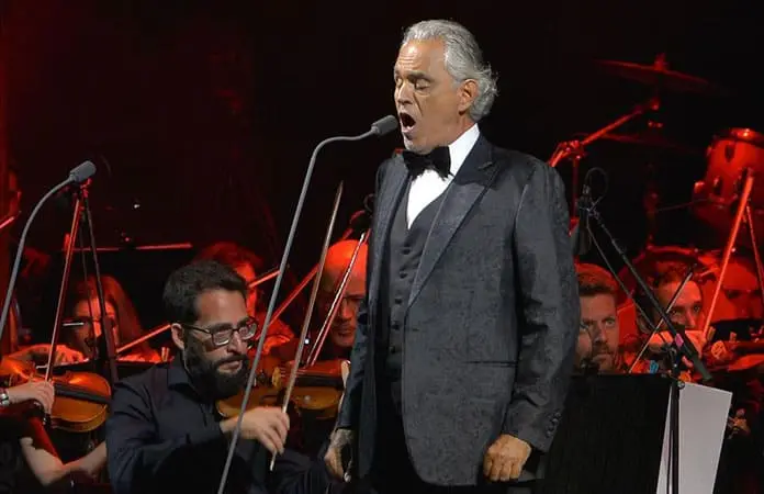 Andrea Bocelli ofrecerá concierto gratuito en el Zócalo