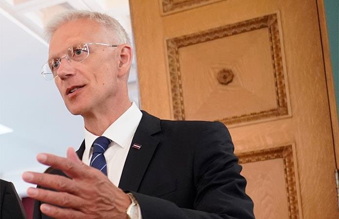 El primer ministro letón, Krisjanis Karins / Foto: AP