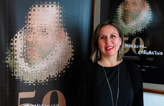 Mariana Aymerich, directora general del Festival Internacional Cervantino / Foto: AP