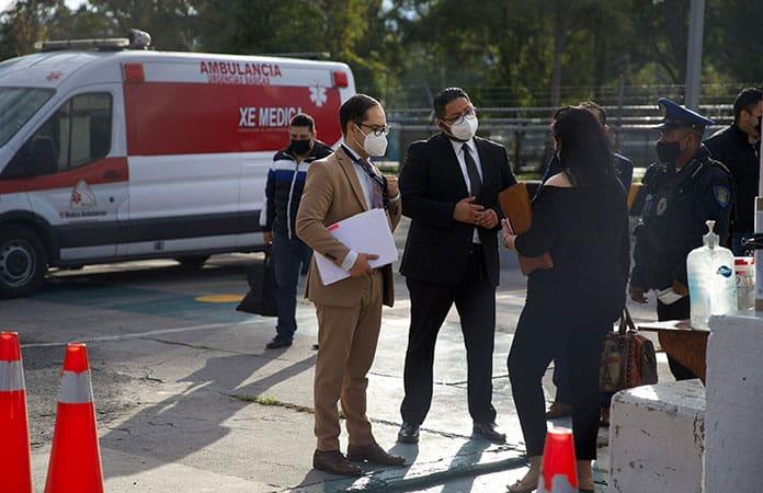 Imagen: El Universal/Abogados de la fiscalía entran al Reclusorio Norte previo a la audiencia del exprocurador, Murillo Karam