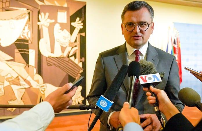 Dmytro Kuleba, ministro ucraniano de exteriores / Foto: AP