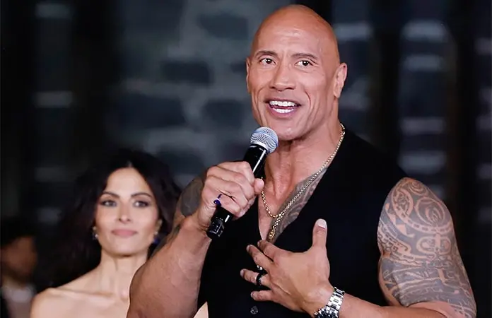 Dwayne La Roca Johnson promociona en México