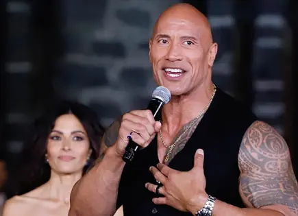 Dwayne La Roca Johnson promociona en México Dwayne La Roca Johnson promociona en México