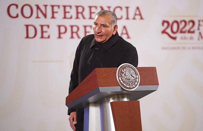 El secretario de Gobernación, Adán Augusto López Hernández / Foto: El Universal