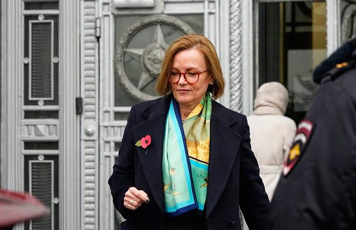 La embajadora británica en Moscú, Deborah Bronnert / Foto: AP