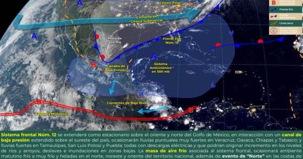 Por El Frente Frío 12 Habrá Lluvias Fuertes En Slp Conagua 5557